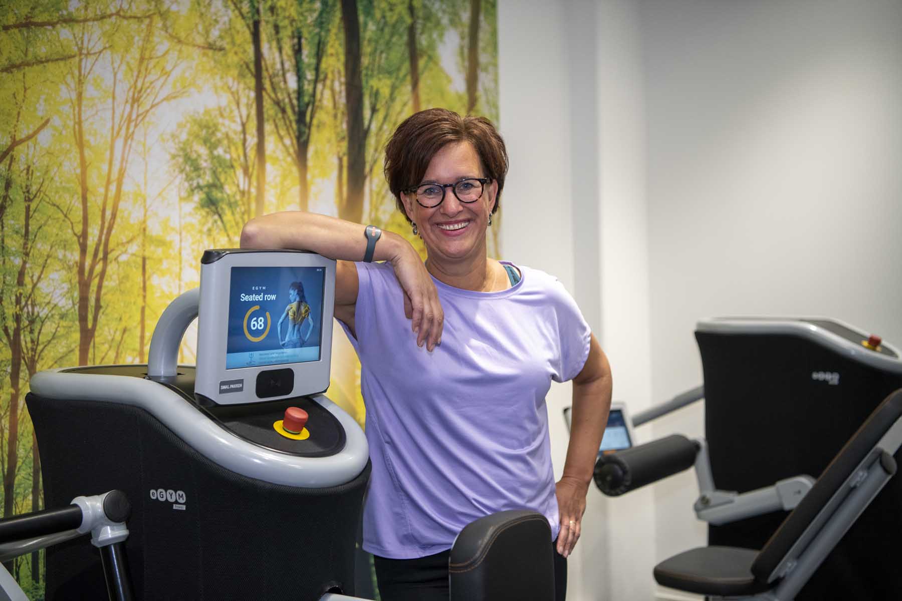 Martine is lid van E-gym fysiotherapie Paans